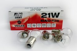 Лампа AVS Vegas P21W смещ.штифт
