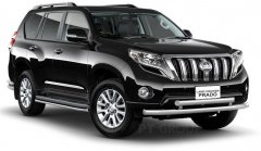 Защита переднего бампера двойная 63/63мм (НПС) Toyota LAND CRUISER PRADO 150 2013-2016 PT Group