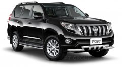 Защита переднего бампера двойная с зубьями 63/63мм (НПС) Toyota LAND CRUISER PRADO 150 2013-2016 PT Group