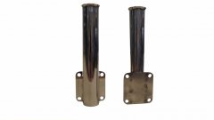 Держатель спиннинга на транец в паре на кронштейн колеса