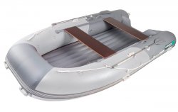 Надувная лодка GLADIATOR E420S светло-темносерый (СПБ)
