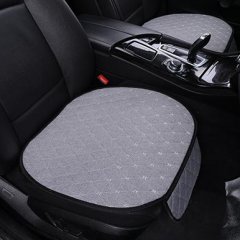 Накидки, квадраты Flax, лен, серый 2шт