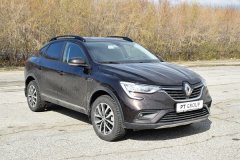 Рейлинги RENAULT Arkana c 2019 - PT Group (серебро)