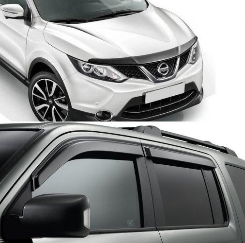 ДЕФЛЕКТОРЫ НА ОКНА И КАПОТ