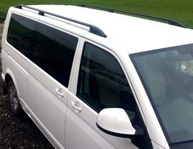 Рейлинги Can Otomotive Volkswagen T5/T6 long Black