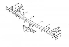 Фаркоп Volkswagen Caddy с 2004/c 2015 AvtoS VW 21