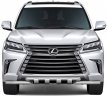 Защита переднего бампера двойная с зубьями 63/63мм (НПС) LEXUS 450D с 2015 PT Group