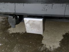 Заглушка фаркопа под квадрат PT Group нержавейка