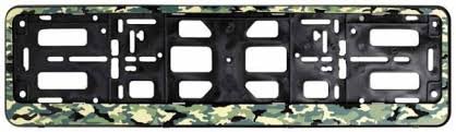 Рамка номерного знака камуфляж лето