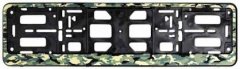 Рамка номерного знака камуфляж лето