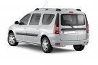 Рейлинги Усиленные (Черный муар) LADA Largus c 2012 PT Group