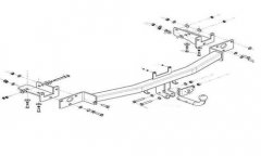 Фаркоп Hyundai ix55 2006-2012.4246-A Oris-Bosal