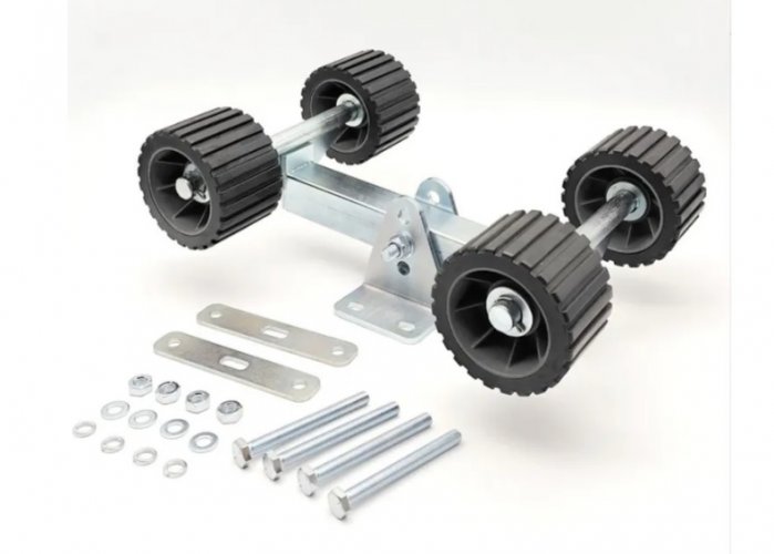 Кронштейн поддержки с роликами для лодочного прицепа