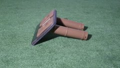 Держатель спиннинга на ликтрос двойной, пластик П