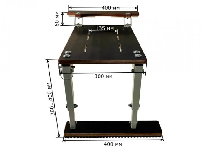 Опора для кресла с занижением 60мм, Кокпит