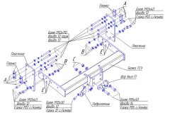 Фаркоп Mercedes Sprinter 2006-/ Volkswagen Crafter 2006- 2250-F Oris Bosal