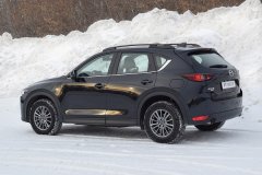 Рейлинги Mazda CX-5  2017- PT Group черный муар