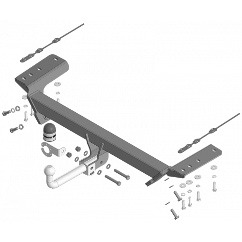 Фаркоп Exeed RX с 2023 99015-A Motodor