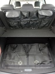Кожаный органайзер на спинку в багажник автомобиля Автопилот