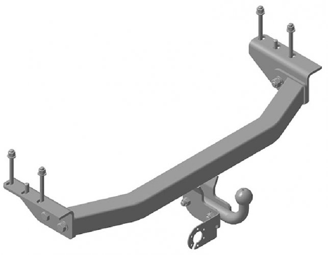 Фаркоп Mitsubishi Pajero Sport 1998- 2008 (AvtoS MI 15)