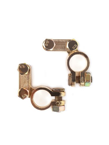 Клеммы АКБ "+", "-" (латунь) 2 шт. AV-010008