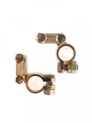 Клеммы АКБ "+", "-" (латунь) 2 шт. AV-010008