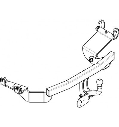 Фаркоп MITSUBISHI OUTLANDER 2007-2012/Citroen С-crosser/ Peugeot 4007 AvtoS MI 21