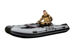Лодка RiverBoats 350 НДНД черный-серый
