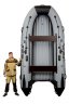 Лодка RiverBoats 350 НДНД черный-серый