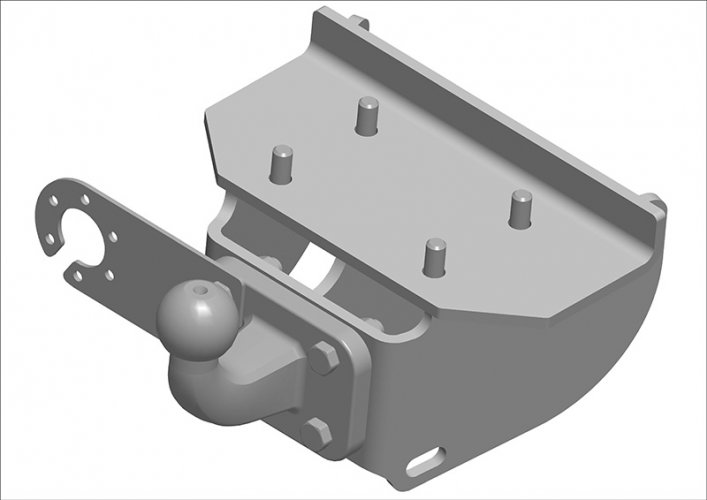 Фаркоп VOLKSWAGEN AMAROK (2010) (AvtoS VW 26)