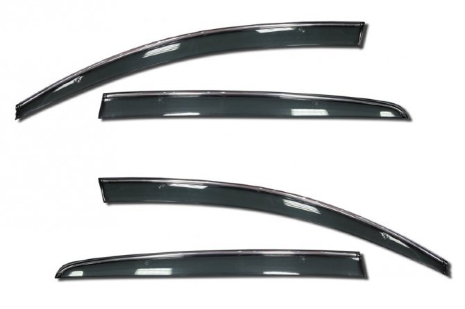 Ветровики боковых стекол NISSAN PATROL 2010-н.в.