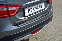 Накладка на задний бампер Lada Vesta SW Cross 2017- PT Group