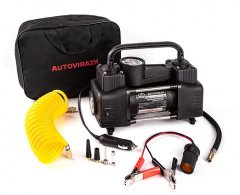 Компрессор двухцилиндровый 95 л/мин "AUTOVIRAZH" AV-010999