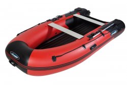 Надувная лодка GLADIATOR E380LT красно-черный