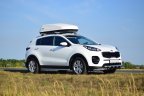 Защита переднего бампера двойная с зубьями 63/63мм (НПС) KIA Sportage с 2016 PT Group