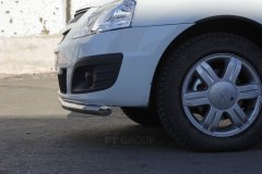 Защита переднего бампера одинарная 51 мм (НПС) LADA Largus с 2012 PT Group