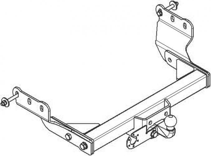 Фаркоп Ford Transit 2000-2013 (AvtoS FD 26)