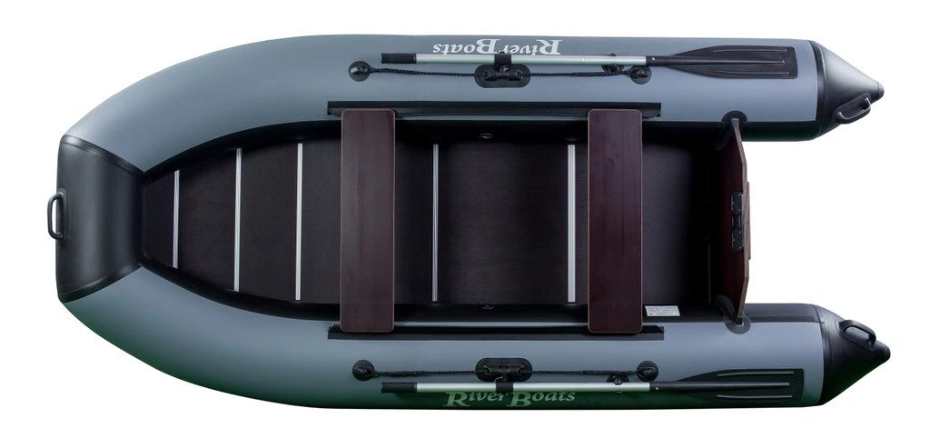 Лодка RiverBoats 430 черно-серый