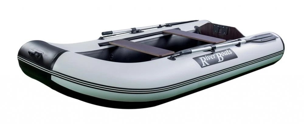 Лодка RiverBoats 430 черно-серый