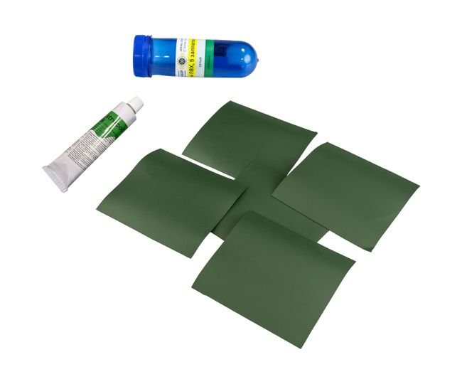 Ремкомплект для лодки, зеленый