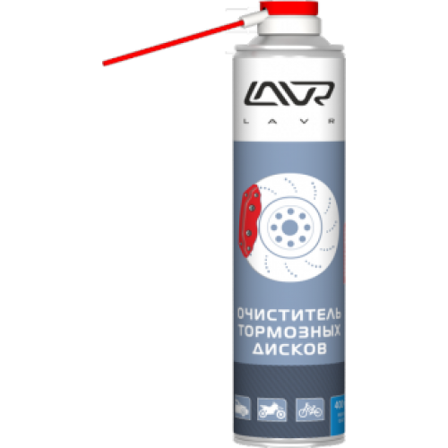Ln1495 Очиститель тормозных дисков LAVR quick cleaning of brake and clutch 400мл