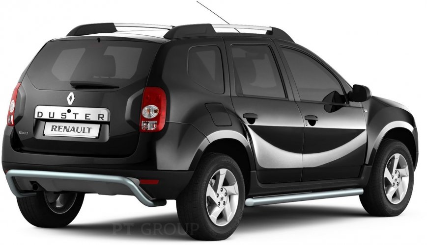 Защита заднего бампера 51 мм (ППК) на Renault DUSTER c 2012 PT Group