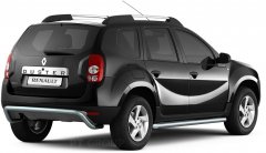 Защита заднего бампера  51 мм (ППК) на Renault DUSTER c 2012 PT Group