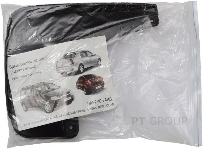 Брызговики задние широкие на Renault LOGAN с 2009 PT Group