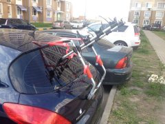 Велокрепление на заднюю дверь Amos Weekend