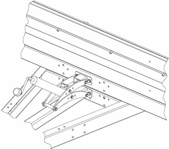 Домкрат для опрокидывания кузова (0.5 тн)
