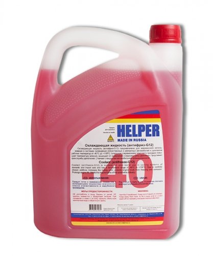 Антифриз Helper G12 красный 5л