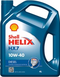 Helix Diesel HX7 10W40   4л Масло моторное SHELL