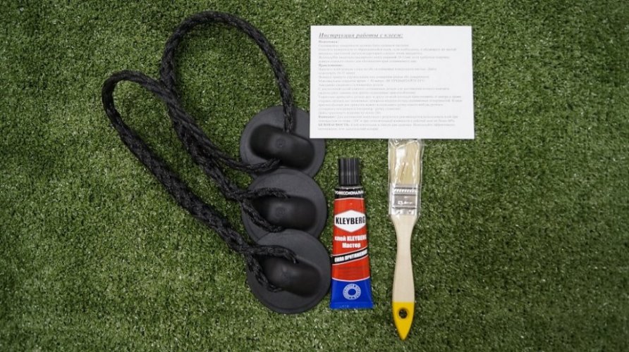 Набор для тюнинга рым леерный малый 3 шт + обвязка черный (№5)