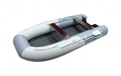 Надувная лодка GLADIATOR E300SL светло-темносерый